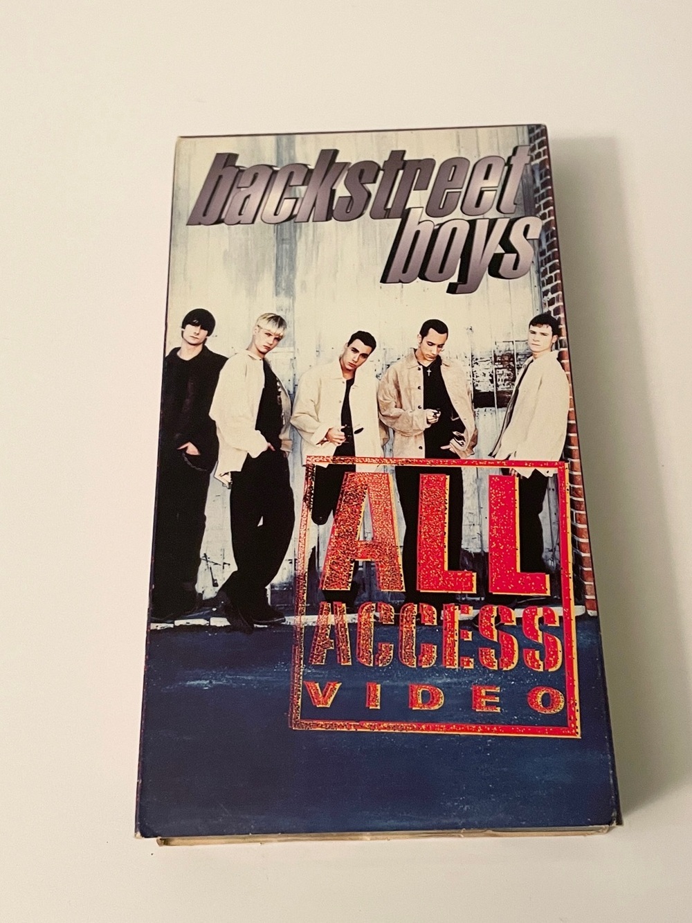 Backstreet Boys All Access Video VHS Tape 1998 Vintage Pop Music Collectible